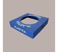 Coperchio Blu in Carta per Cestino Raccolta Differenziata Plastica 38x38 cm 2 pezzi