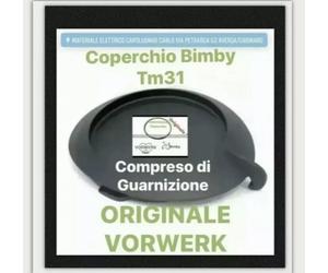 Coperchio Boccale Bimby TM31 Vorwerk Folletto ORIGINALE COMPRESO GUARNIZIONE