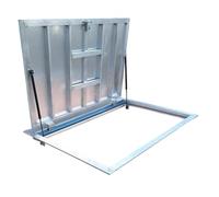 Coperchio Botola Alluminio 1000 mm x 1100 mm Thermo Max 4 Guarnizione a quattro lati Porta Pavimento Chiusino Sigillo Portello ispezione Botola ispezione