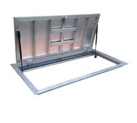 Coperchio Botola Alluminio 700 mm x 1200 mm Thermo Max 4 Guarnizione a quattro lati Porta Pavimento Chiusino Sigillo Portello ispezione Botola ispezione