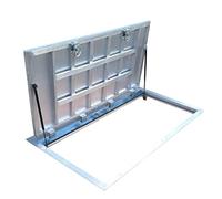 Coperchio Botola Alluminio 700 mm x 1500 mm Thermo Max 4 Guarnizione a quattro lati Porta Pavimento Chiusino Sigillo Portello ispezione Botola ispezione
