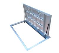 Coperchio Botola Alluminio 700 mm x 1800 mm Thermo Max 4 Guarnizione a quattro lati Porta Pavimento Chiusino Sigillo Portello ispezione Botola ispezione