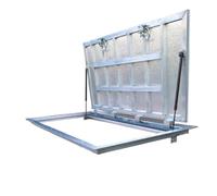 Coperchio Botola Alluminio 800 mm x 2000 mm Thermo Max 4 Guarnizione a quattro lati Porta Pavimento Chiusino Sigillo Portello ispezione Botola ispezione