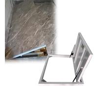 Coperchio Botola Botola Accesso Al Pavimento Interno, Porta D'ingresso Del Seminterrato, Pannello Accesso Al Pavimento A Filo Ristrutturazione Della Casa/intercapedine(31inx35in)