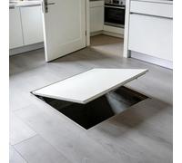 Coperchio Botola Botola Di Accesso Al Pavimento Per Seminterrato, Con Montaggio A Incasso, Porta D'ingresso Mimetizzata In Acciaio, Spazio Di Scansione Con Apri Tazze(30inx44in)
