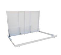 Coperchio Botola Botola Nascosta Nel Soffitto Accesso Alla Cantina, Porta Manuale Pavimento Piastrelle, Copertura Intercapedine Incassata Larga 60 65 70 75 80 Cm(LXW 125x70cm/49.2x27.6in)