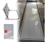 Coperchio Botola Botola Pavimento Filo Senza Giunzioni, Porta D'ingresso Discreta Seminterrato, Grande Cantina Incassata, Pannello Accesso Invisibile Intercapedine(Lxw 36x30in)