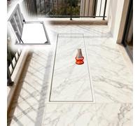 Coperchio Botola Pannello Accesso Al Pavimento Intercapedine, Porta D'ingresso Mimetizzata In Acciaio, Copertura Del Pavimento Portello Fuga Nascosto(LXW 100x60cm/39.4x23.6in)