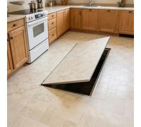 Coperchio Botola Porta Della Cantina Del Seminterrato In Acciaio Ad Incasso Per Carichi Pesanti, Botola Per Porta Di Accesso Al Pavimento Dello Spazio Di Scansione(Lxw 36x20in)