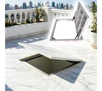 Coperchio Botola Porta Di Accesso Allo Spazio Scansione Personalizzabile, Porta Interna Incassata Nel Pavimento Seminterrato Apertura A Ventosa, Copertura Portello(28inx46in)