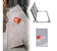 Coperchio Botola Sportello A Pavimento Nascosto, Porta D'ingresso Seminterrato, Accesso Al Pavimento A Filo Ristrutturazione Della Casa, Coperchio Portello Ispezione In Acciaio(LXW 32X26IN)