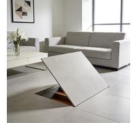 Coperchio Botola Sportello Da Pavimento In Acciaio Per Impieghi Gravosi, Porte Interne Nascoste Per Cantine, Sportello Di Accesso Al Pavimento Incassato Per Seminterrato(33inx53in)