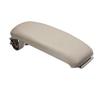 Coperchio Bracciolo,Poggia Braccio Per Auto Custodia in pelle PU Console Braccio Rest Storage Box Coperchio del coperchio latch custodia per auto Uso adatto per for A3 8P A5 2003-2012(Beige)