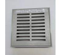 Coperchio/Caditoia completo di telaio PVC colore grigio PEDONALE misura 35x35cm