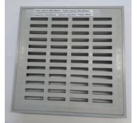 Coperchio/Caditoia completo di telaio PVC colore grigio PEDONALE misura 45x45cm