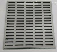 Coperchio/Caditoia completo di telaio PVC colore grigio PEDONALE misura 55x55cm
