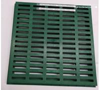 Coperchio/Caditoia completo di telaio PVC colore verde PEDONALE misura 55x55cm