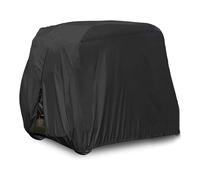 Coperchio Carrello Golfs, 3000pa a Prova di Acqua con Protezione Solare di Rivestimento in Argento per Veicolo utilitario per Auto per Auto 2/4 Seater Club Oxford Tessuto Nero