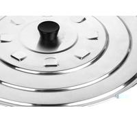 coperchio con svapo: coperchio in alluminio da 36 cm, leggero e resistente, ideale per recinzioni e scarichi. Resistente alla corrosione.