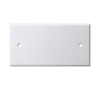 Coperchio con Viti per Scatola Elettrica 504, Copri Cassetta Universale Bianco, Placca Cieca per Chiusura Scatole da Incasso, con Viti Incluse