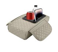 Coperchio console per braccioli in pelle - Protettore della console centrale per auto, organizzatore di stoccaggio con supporto a, design protettivo durevole, porta cellulare utile | Accessorio