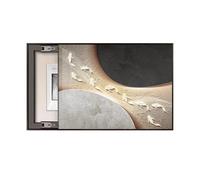 Coperchio Contatore Elettrico Decorativo Quadro della Scatola dell'interruttore Principale Push Pull Coprire Scatola Fusibili Sala da Pranzo(B,50x40cm)