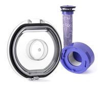 Coperchio contenitore antipolvere di ricambio per Dyson V7 V8 | Compatibile con V7 V8, kit pre-filtro e post-filtro HEPA inclusi, Ricambi per Dyso