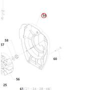 COPERCHIO CONVOGLIATORE RICAMBIO DECESPUGLIATORE P41 BLUE BIRD