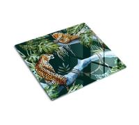 Coperchio da cucina in vetro 60x52cm Leopardi Vetro Temperato