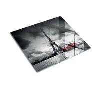 Coperchio da cucina in vetro 60x52cm Torre Eiffel Vetro Temperato