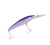 Coperchio da pesca Minnow che affonda il sale da 20 cm per grande base oceanica - w plopper con 2 ganci - esca per affrontare la pesca premium