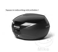Coperchio decorativo per bauletto SHAD SH39 nero metallizzato