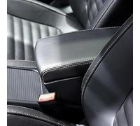 Coperchio del bracciolo dell'auto Copertura Bracciolo Auto Isolamento Termico Protezione Interna Auto Per Passat B6 2005 2006 2007 2008 2009(Black-thread)