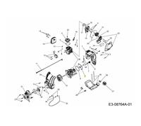 COPERCHIO DEL CARTER MOTORE 753-06259 ORIGINALE MTD