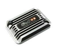 Cilindro freno copertura Stage6 CNC Type Cooling Style per MBK Nitro/YAMAHA AEROX/Benelli, Nero anodizzato