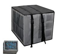 Coperchio del condizionatore d'aria portatile - Coperchio Ac di polvere nera forte e resistente | Finestra di stoffa serrate Airr Conditionerr Coverr | Air Condizionatore Covver per tempoo duro