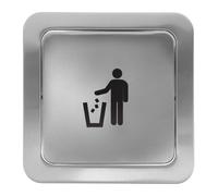 Coperchio Del Contenitore Incorporato Nel Bancone Rifiuti Ad Incasso Da