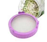 Coperchio del Coperchio in Vetro germinale, setaccio a germogli | Inserto per Coperchio in Acciaio Inossidabile con Ampio Motivo a Foro, Adatto per Occhiali a Collo Largo | per Indossare Germ