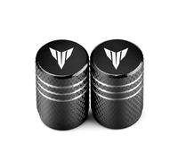 Coperchio del nucleo della valvola della motocicle Für MT07 MT09 MT03 MT25 MT FZ 07 09 03 25 MT-07 MT-09 Metall-Ventilkappen Für Felgen Und Reifen, Staubdicht, Motorrad(2 PCS Black)