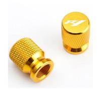 Coperchio del nucleo della valvola della motocicle Per YZFR1 YZF-R1 YZF R1/R1M/R1S 2014-2024 2025 Tappi Coprivalvola Per Valvola Pneumatico In Alluminio CNC Per Moto(Yellow)