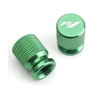 Coperchio del nucleo della valvola della motocicle Per YZFR1 YZF-R1 YZF R1/R1M/R1S 2014-2024 2025 Tappi Coprivalvola Per Valvola Pneumatico In Alluminio CNC Per Moto(Green)