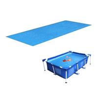 Coperchio del piscina rettangolo, copertura della piscina, rettangolo PE 7x5ft con bolle termiche per trattenere il calore e ridurre l'evaporazione, solare