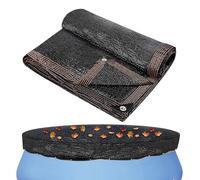 Coperchio del pool - Network di protezione del pool, copertura del pool rotondo | Fine -Copertina protettiva per piscina a maglia, Piscina per la protezione da sporcizia, copertura della piscina per p