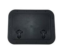 Coperchio del portello di accesso per ispezione del ponte in ABS nero con vite girevole per barche, yacht e marine