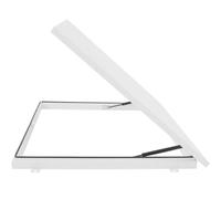 Coperchio del Portello sul Tetto, Copertura Antipioggia for lucernario, sportello di Uscita for Cantine con Maniglia, Tappi for Porte di ispezione for tombini(White,55 * 55cm(21.7 * 21.7in))