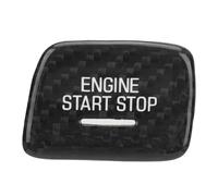 Coperchio del Pulsante di Avviamento Push-to-start del Motore in Fibra di Carbonio per C7 2013-2019 (BLACK)