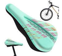 Coperchio del sedile della bicicletta, Coperchio del sedile del ciclismo in gel - Coperture per sella per bicicletta,Tampone per sella del ciclo di esercizio resistente all'acqua per equitazione