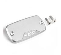 Coperchio del serbatoio Accessori Moto Parte Tappo Serbatoio Fluido Freno Anteriore Alluminio Di CNC Per HONDA VFR 1200F VFR1200F(Silver)