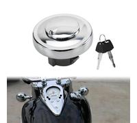 Coperchio del serbatoio del carburante cromato for moto con serratura e chiavi/Adatto for XVS125 DragStar XVS400 / Adatto for DragStar XV1900 XV19 Star Roadline Tappo del serbatoi