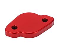 Coperchio del serbatoio del fluido freno posteriore Kuuleyn, tappo di copertura del serbatoio del fluido freno posteriore motociclistico, motocicletta per fluido freno posteriore (B (rojo))